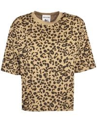 Semicouture - Animal-Print T-Shirt - Lyst