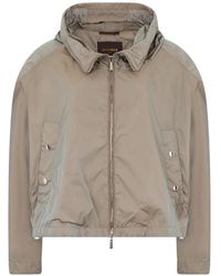 Moorer - Jack Met Capuchon En Rits - Lyst