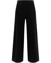 Laneus - Bouclé-Knit Palazzo Pants - Lyst