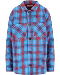 Giada Benincasa - Besticktes Hemd mit Karomuster - Lyst