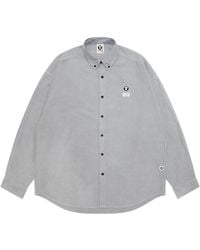 Aape By A Bathing Ape - Overhemd Met Geborduurd Logo - Lyst