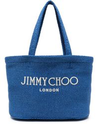 Jimmy Choo - Beach Raffia Tote Bag - Lyst