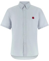 KENZO - Oxford Cotton Shirt - Lyst