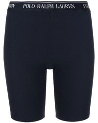 Polo Ralph Lauren - Fine-ribbed Compression Shorts - Lyst
