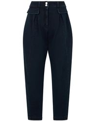 Alberta Ferretti - Pleat-Detail Trousers - Lyst