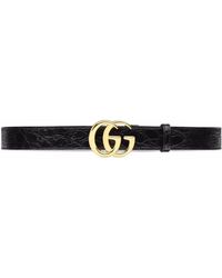 Gucci - Cintura con logo GG Marmont - Lyst