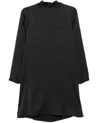 Dixie - Bow-Detail Long-Sleeve Mini Dress - Lyst