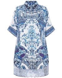 CAMILLA - Tunika mit Oversized-Tasche - Lyst