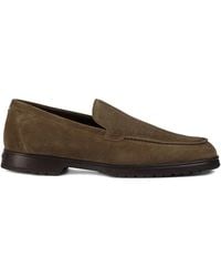 Doucal's - Slip-On Suede Loafers - Lyst