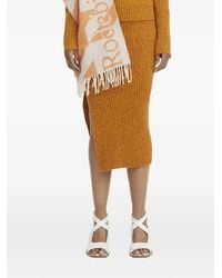 Rodebjer - Lenata Ribbed Midi Skirt - Lyst