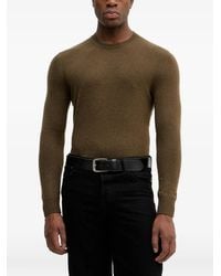 Sisley - Crew-Neck Long-Sleeve Sweater - Lyst