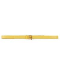 Elisabetta Franchi - Logo-Buckle Leather Belt - Lyst
