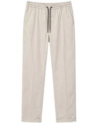 Mason's - Drawstring-Waistband Pressed-Crease Trousers - Lyst