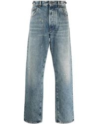 DARKPARK - Logo-Patch Straight-Leg Jeans - Lyst