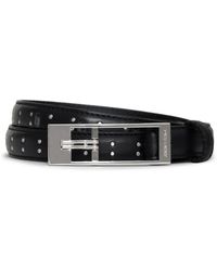 Anine Bing - Elly Belt Studs Smooth Leather - Lyst