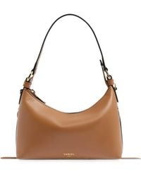 Lancel - Origami Leather Shoulder Bag - Lyst