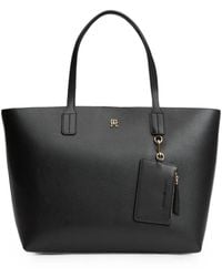 Tommy Hilfiger - Logo-Plaque Shoulder Bag - Lyst