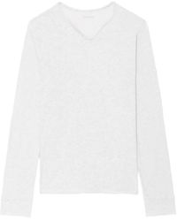 Zadig & Voltaire - Monastir Henley T-Shirt Long-Sleeved - Lyst