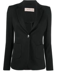 Blanca Vita - Single-Breasted Blazer Jacket - Lyst