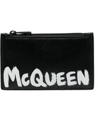 McQueen - Leather Card Holder - Lyst