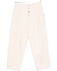Moschino - Broek Met Logopatch - Lyst