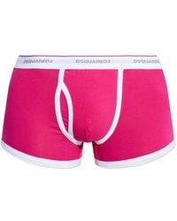 DSquared² - Boxershorts Met Logoband En Contrasterende Afwerking - Lyst