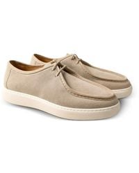 Poche Paris - Lace-Up Suede Oxford Shoes - Lyst