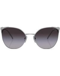 Prada - Logo Cat-Eye Frame Sunglasses - Lyst