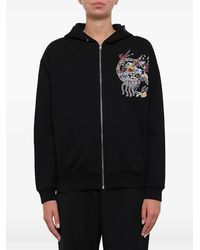 Givenchy - Embroidered Zip Hoodie - Lyst