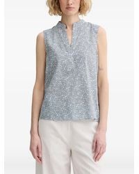 Marc O' Polo - Butterfly-Print Sleeveless Blouse - Lyst
