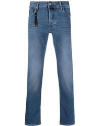 Incotex - Logo-Patch Slim-Cut Jeans - Lyst