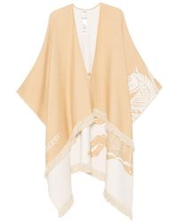 Burberry - Equestrian Knight Fringed Cape - Lyst