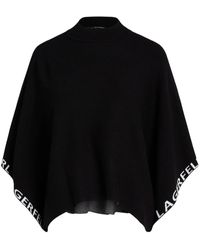 Karl Lagerfeld - ロゴ ポンチョ - Lyst