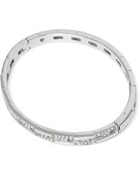 Trussardi - Crystal-Embellished Cut-Out Bracelet - Lyst
