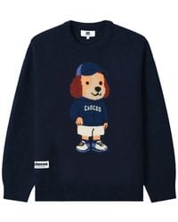 Chocoolate - Intarsia-Knit Logo-Patch Sweater - Lyst