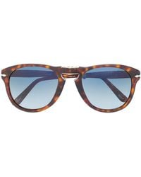 Persol - Zonnebril Met Schildpadschild Design - Lyst