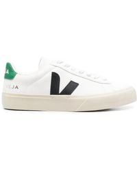Veja - White Black Leather Campo Chromefree Unisex Shoes - Lyst