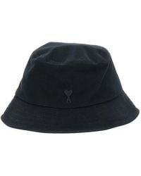 Ami Paris - Ami De Coeur Katoenen Vissershoed - Lyst