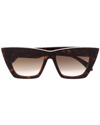 Alexander McQueen - Tortoiseshell Cat-eye Sunglasses - Lyst