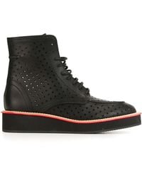 Givenchy - Perforated Ankle Boots - Lyst