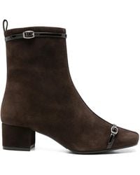 CAREL PARIS - Start Buckle-Detail Ankle Boots - Lyst