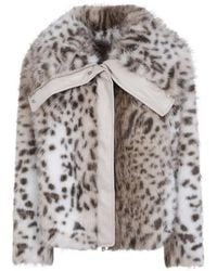 DR. HOPE - Leopard-Print Jacket - Lyst