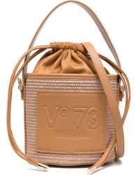 V73 - Beatrix Interwoven Bucket Bag - Lyst