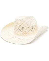 Ruslan Baginskiy - Logo-Appliqué Perforated Cowboy Hat - Lyst