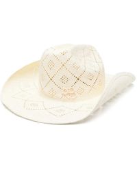 Ruslan Baginskiy - Logo-Appliqué Perforated Cowboy Hat - Lyst