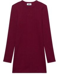 Gcds - Vestido De Canalé Con Manga Larga - Lyst