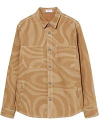 PUCCI - Marmo Canvas Jacket - Lyst
