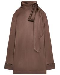 Dries Van Noten - タイネック ブラウス - Lyst