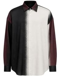 Costumein - Colour-Block Gradient-Effect Shirt - Lyst