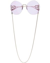 Gucci - Round-Frame Sunglasses - Lyst